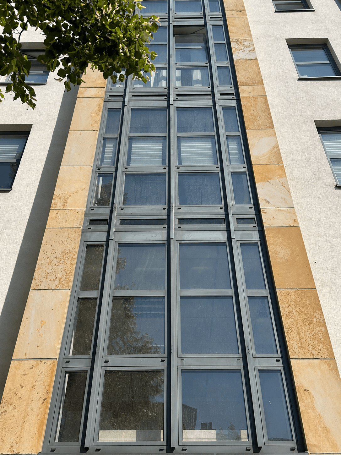Glasreinigung vor der Reinigung